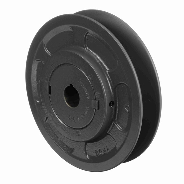 1 Groove Cast Iron Finish Bore Fhp Variable Pitch Sheave, 1VP68X7/8